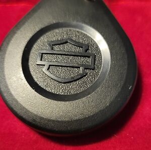 Harley-Davidson Black Emblem Keychain